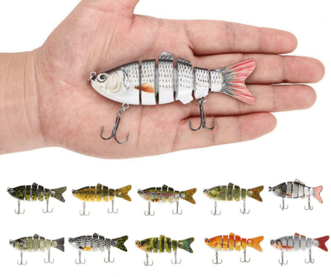 Lifelike 6-Segment Fishing Lure - OutdoorsAdventurer