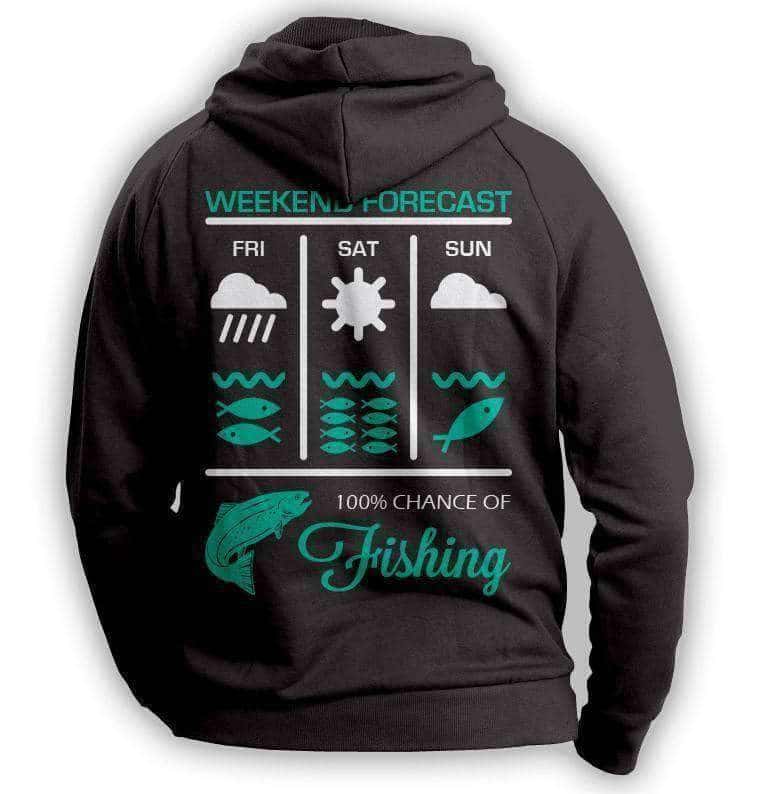 Weekend Fishing Forecast Hoodie