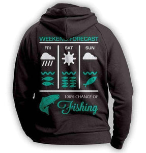 Weekend Fishing Forecast Hoodie