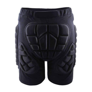 Snowboarding/Skiing Protective Hip And Butt Padded Black Shorts - OutdoorsAdventurer