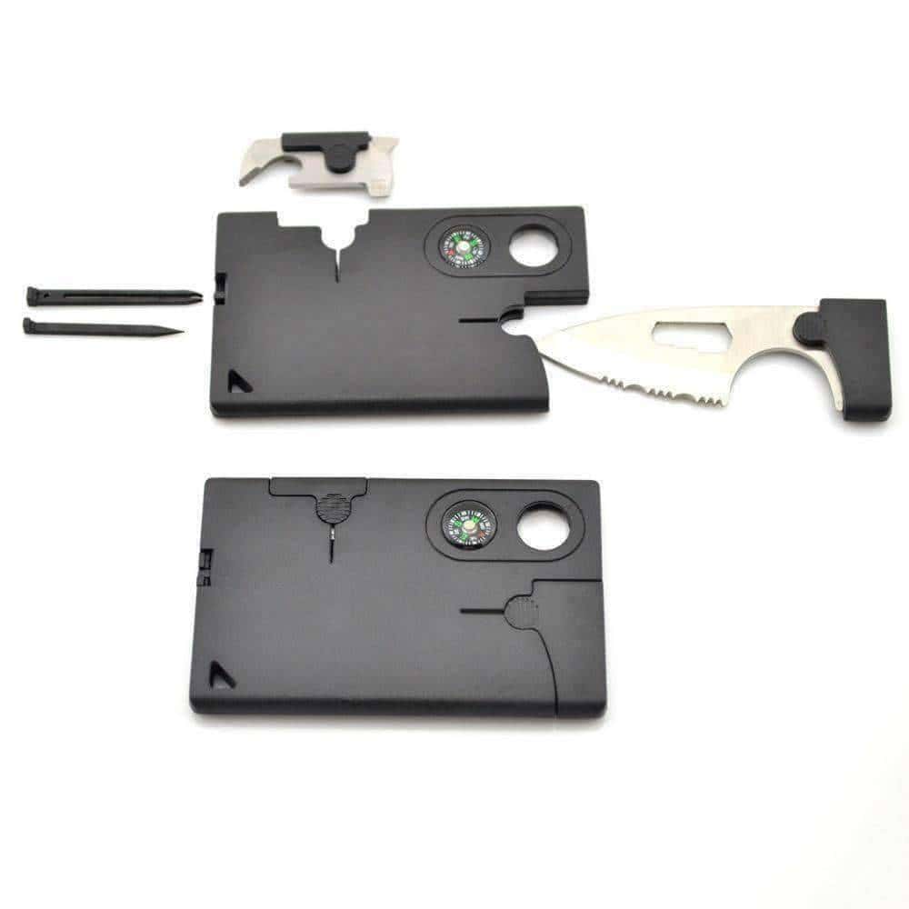 9 in 1 Multifunctional Pocket Card Tool For Survival - OutdoorsAdventurer