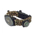 Paracord Survival Bracelet Watch - OutdoorsAdventurer