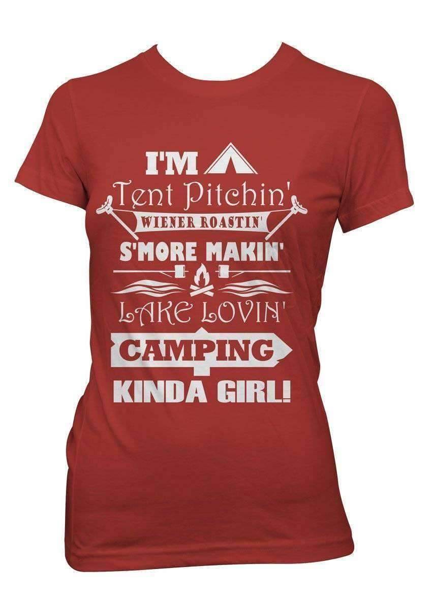 Camping Kinda Girl -T-Shirt - OutdoorsAdventurer