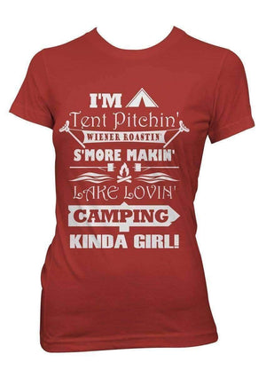 Camping Kinda Girl -T-Shirt - OutdoorsAdventurer