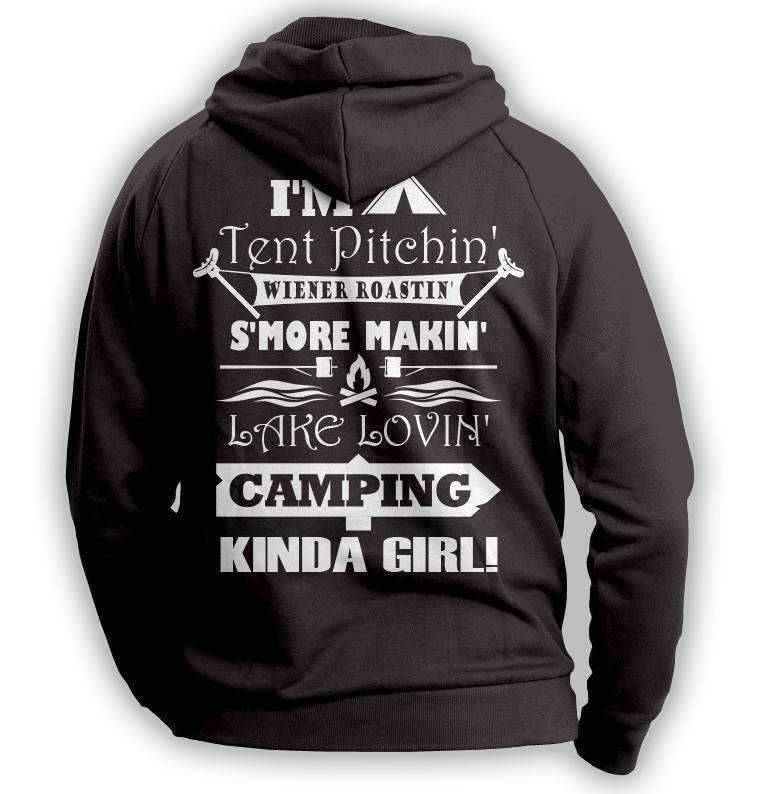 Camping Kinda Girl - Hoodie - OutdoorsAdventurer