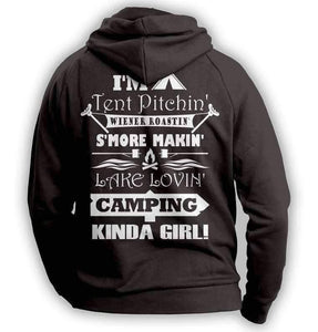 Camping Kinda Girl - Hoodie - OutdoorsAdventurer
