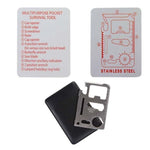Credit Card Size 11 in 1 Multi Tool - OutdoorsAdventurer