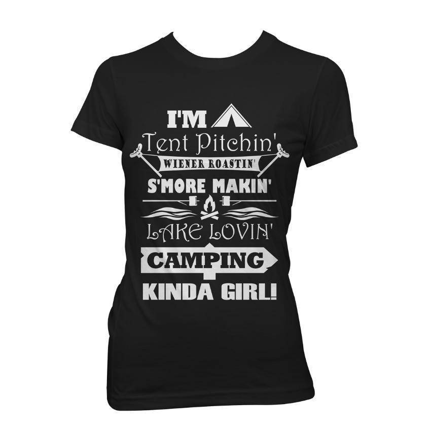 Camping Kinda Girl -T-Shirt - OutdoorsAdventurer
