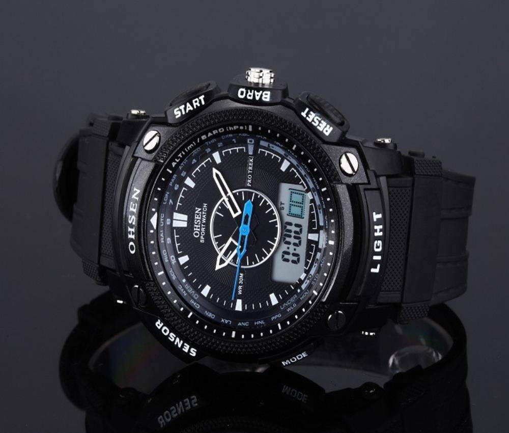 OHSEN Unisex Digital LCD Wrist Watch - OutdoorsAdventurer