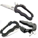 5 in 1 Multi-function Survival Mountain Climbing & Camping Carabiners - OutdoorsAdventurer
