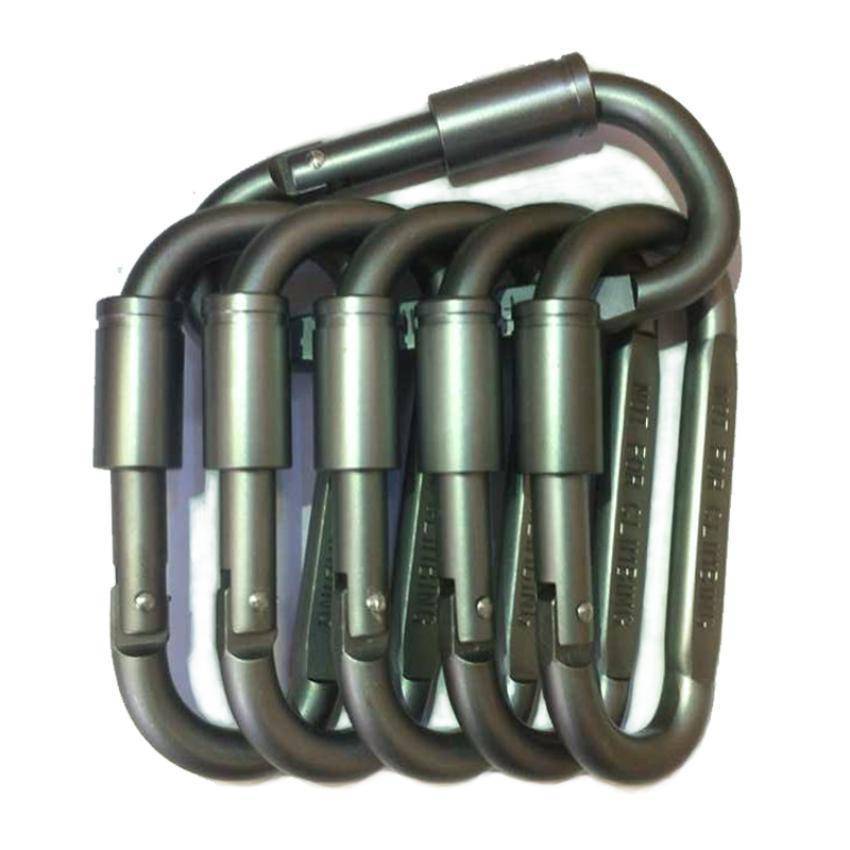 6 Pieces Carabiner Key Chain Outdoor Accessory - OutdoorsAdventurer