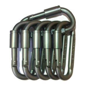 6 Pieces Carabiner Key Chain Outdoor Accessory - OutdoorsAdventurer