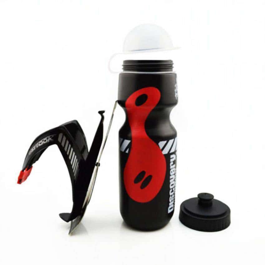 650ML Cycling Water Bottle + Holder Cage Rack - OutdoorsAdventurer
