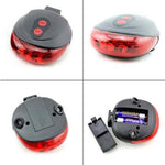 Cycle Safety Bicycle Rear Lamp With Laser Tail Lights - OutdoorsAdventurer