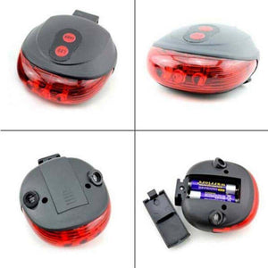 Cycle Safety Bicycle Rear Lamp With Laser Tail Lights - OutdoorsAdventurer