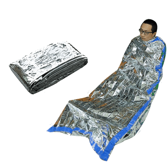 Portable Emergency Foil Waterproof Thermal Sleeping Bag - OutdoorsAdventurer