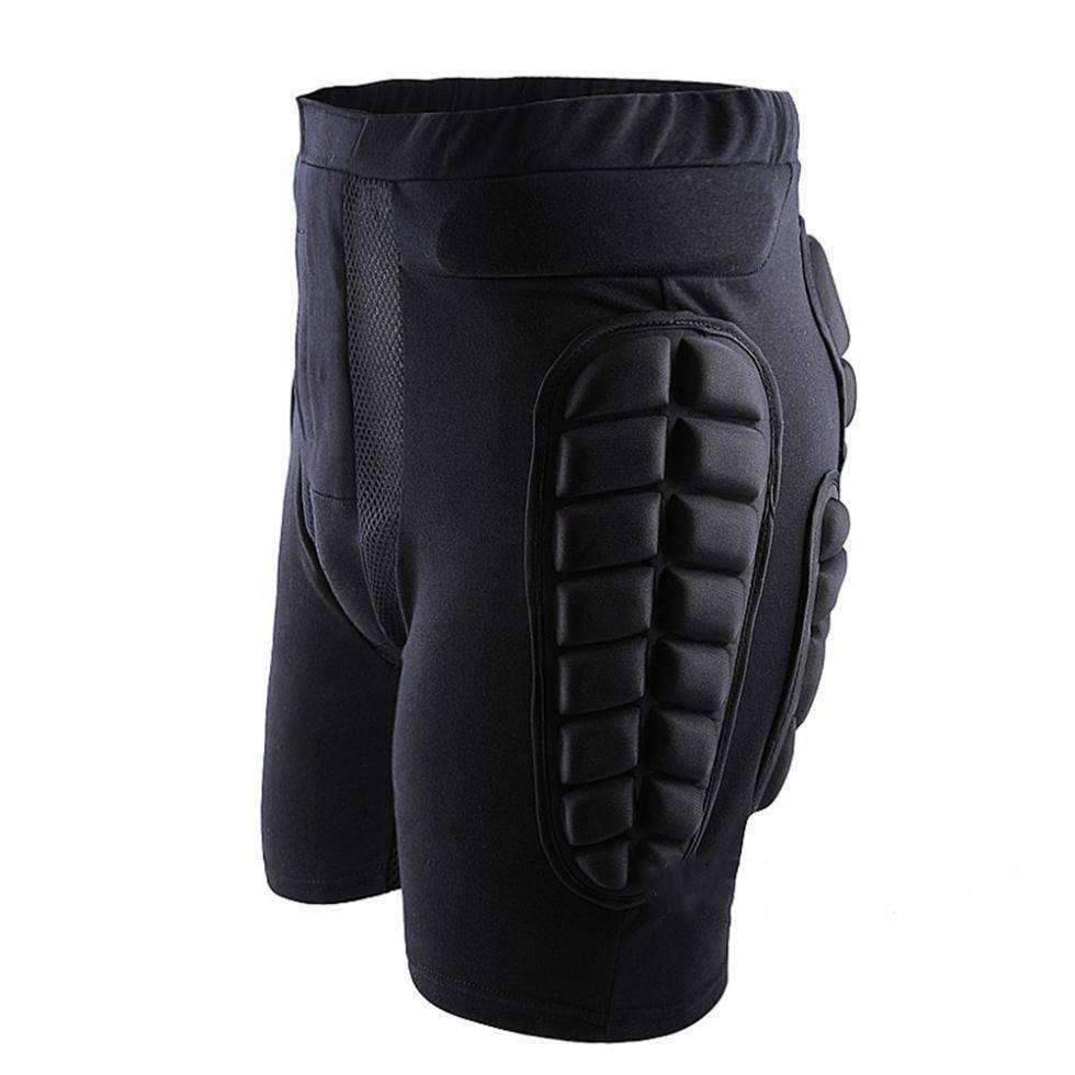 Snowboarding/Skiing Protective Hip And Butt Padded Black Shorts - OutdoorsAdventurer