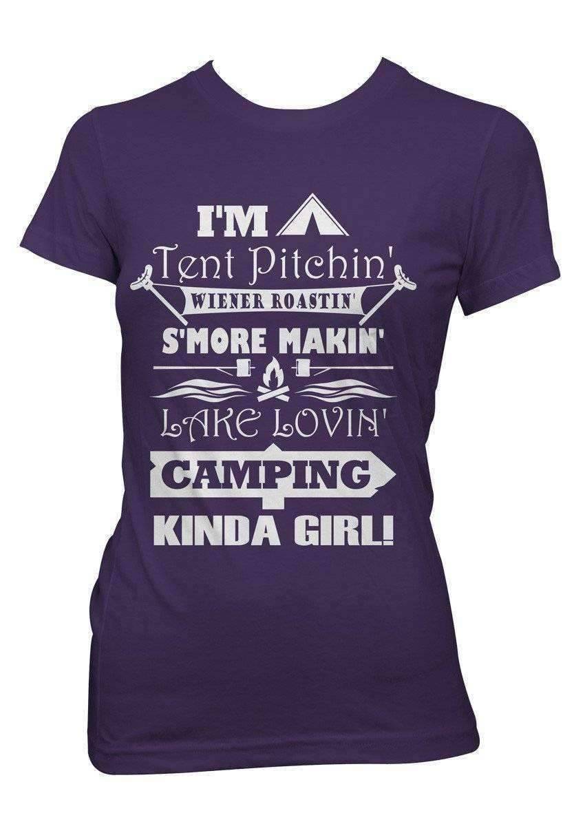 Camping Kinda Girl -T-Shirt - OutdoorsAdventurer
