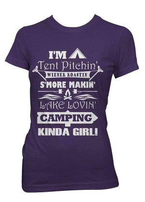 Camping Kinda Girl -T-Shirt - OutdoorsAdventurer