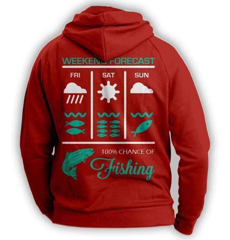 Weekend Fishing Forecast Hoodie