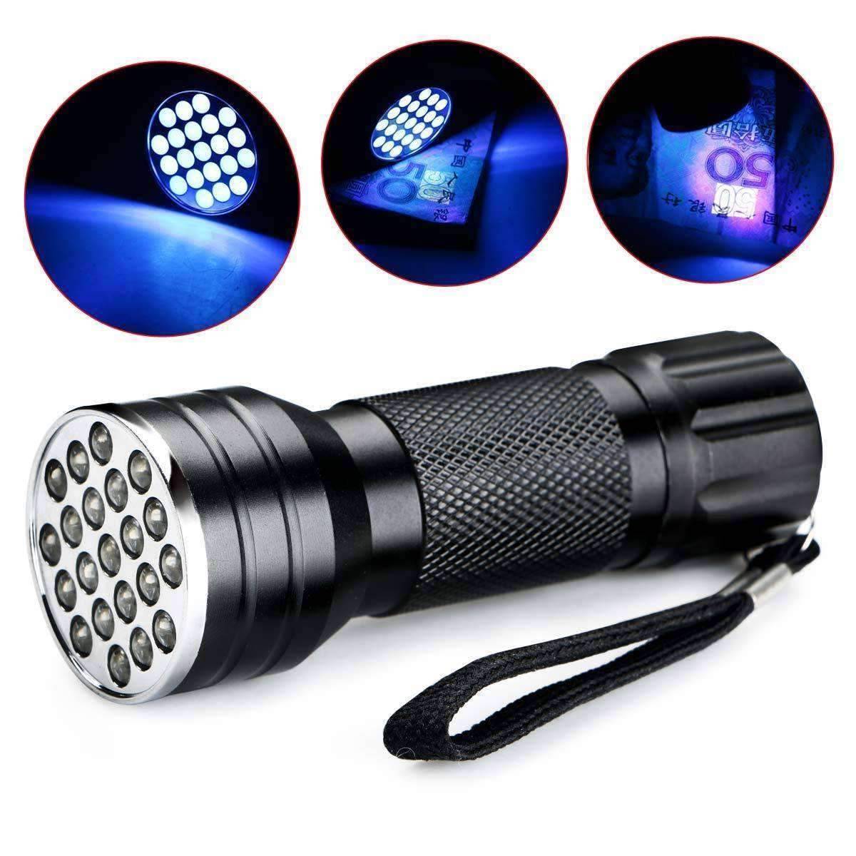 Ultra Violet 21 LED Flashlight