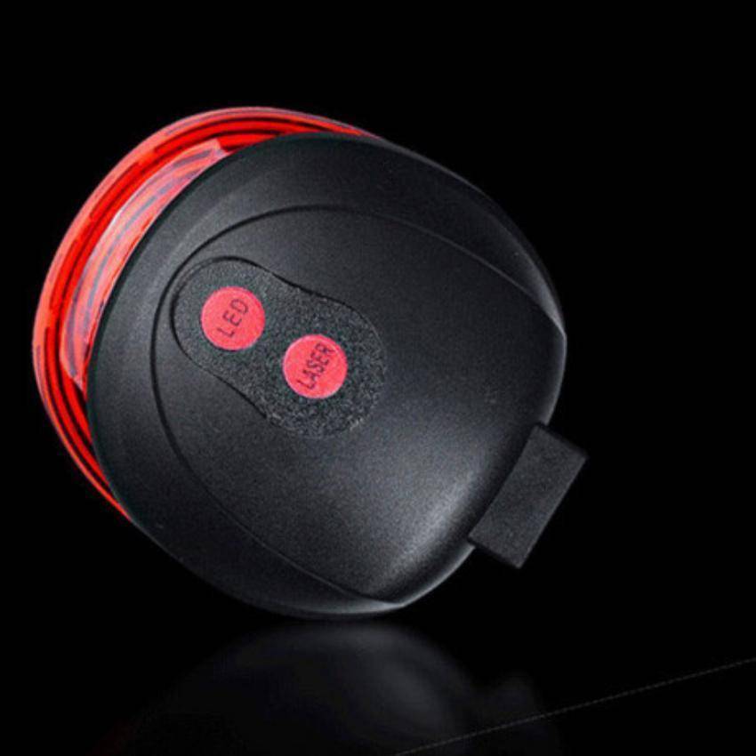 Cycle Safety Bicycle Rear Lamp With Laser Tail Lights - OutdoorsAdventurer