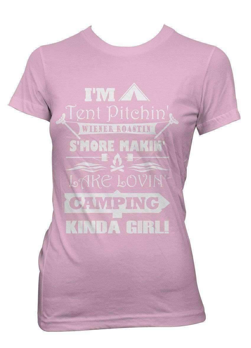 Camping Kinda Girl -T-Shirt - OutdoorsAdventurer