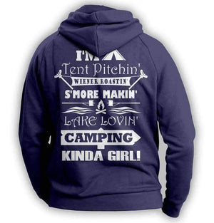 Camping Kinda Girl - Hoodie - OutdoorsAdventurer