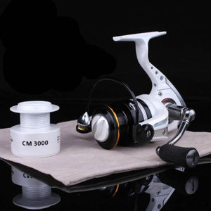 Metal Spinning Fishing Reel + Spare Spool - OutdoorsAdventurer
