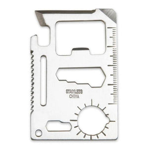 Credit Card Size 11 in 1 Multi Tool - OutdoorsAdventurer