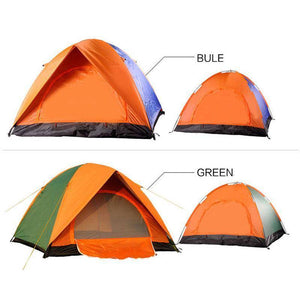 4 person Windproof Waterproof Anti UV Double Layer Tent  double door  tent Double Layer Outdoor Camping Hike Travel Play Tent - OutdoorsAdventurer