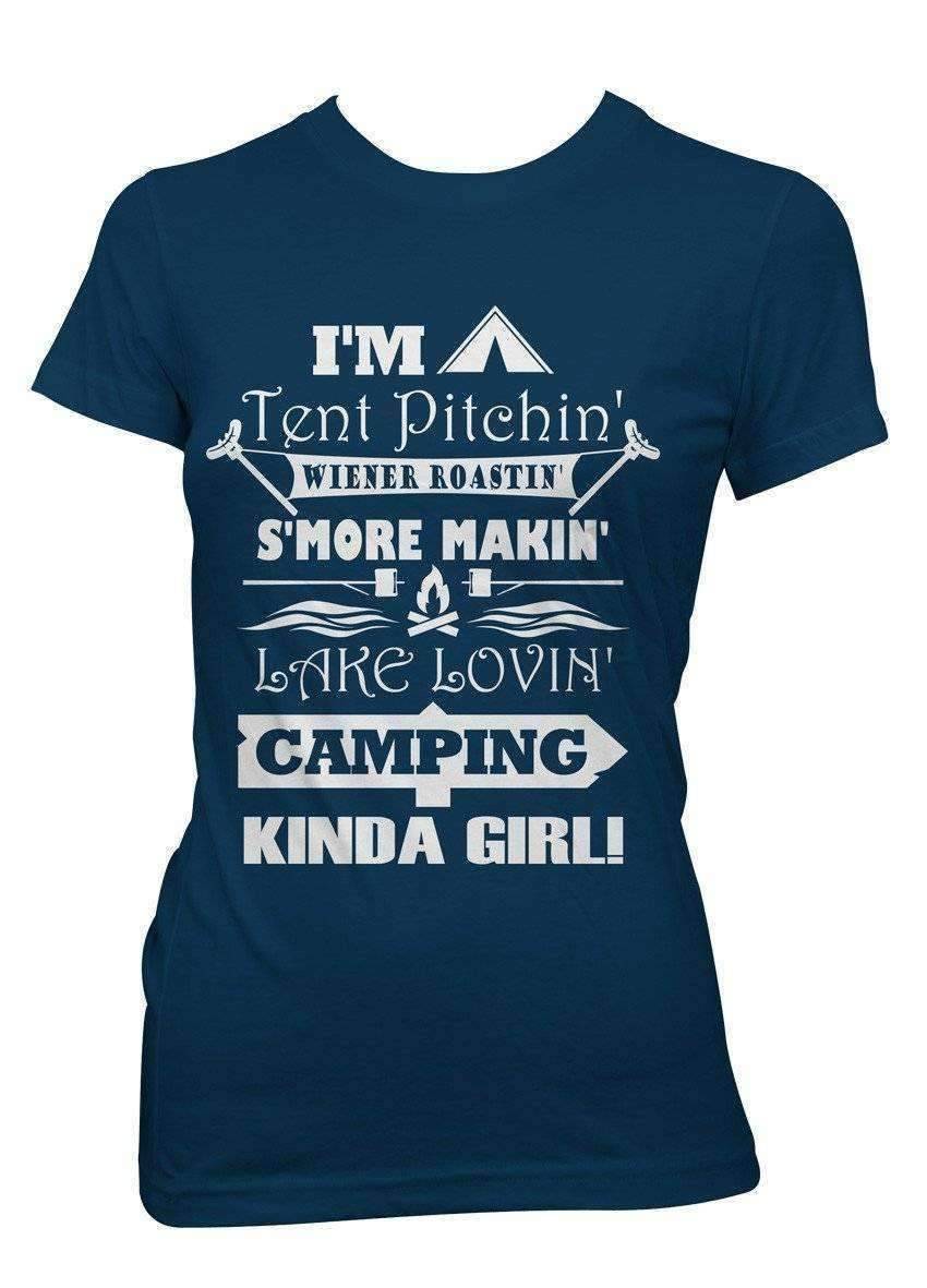 Camping Kinda Girl -T-Shirt - OutdoorsAdventurer