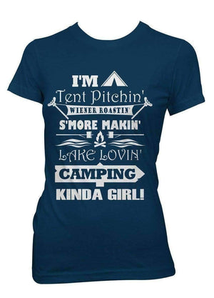 Camping Kinda Girl -T-Shirt - OutdoorsAdventurer