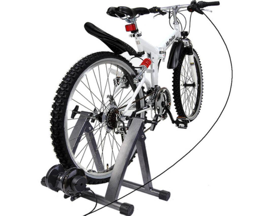 Magnetic Indoor Bike Trainer Exercise Stand With 5 levels of Resistance - OutdoorsAdventurer