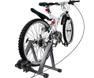 Magnetic Indoor Bike Trainer Exercise Stand With 5 levels of Resistance - OutdoorsAdventurer