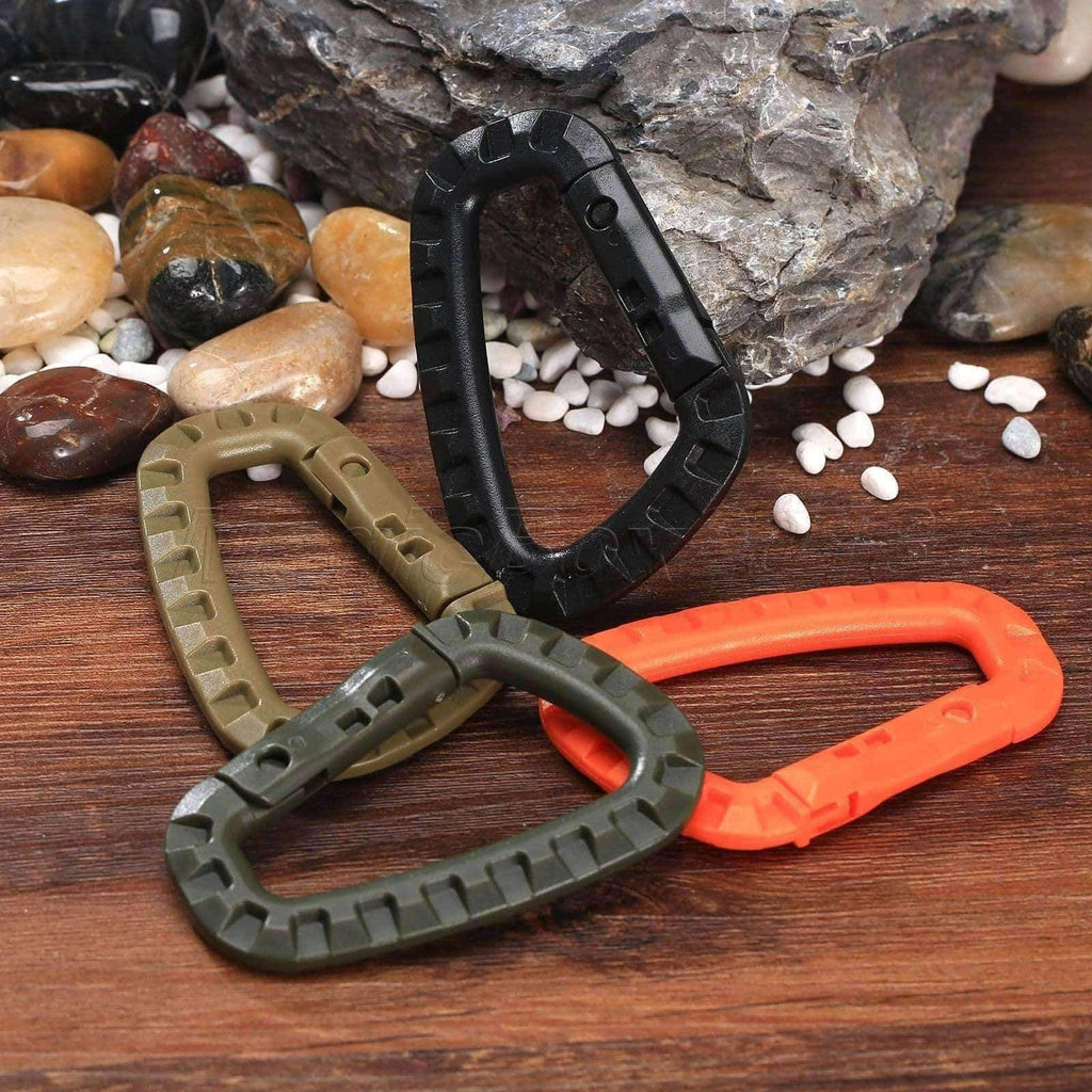 5 Pieces Plastic Carabiners Buckle Hook - OutdoorsAdventurer