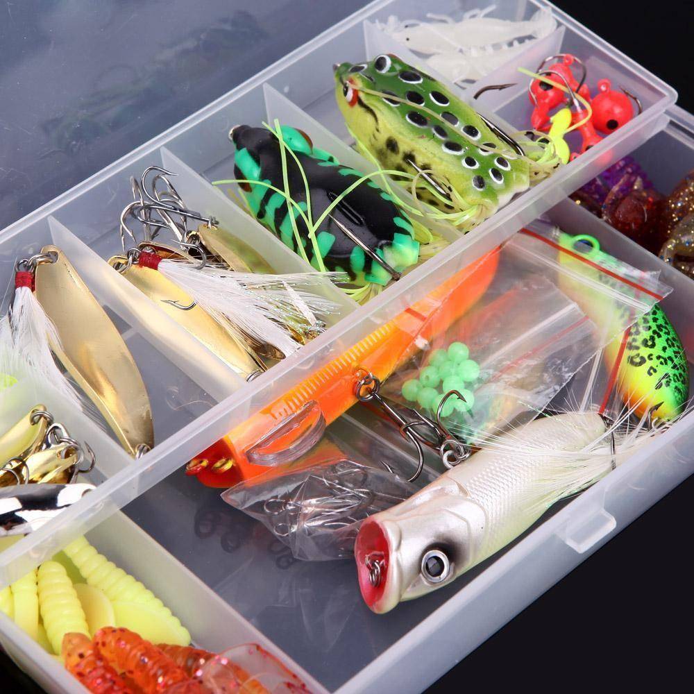105Pcs Fishing Lure Set - OutdoorsAdventurer