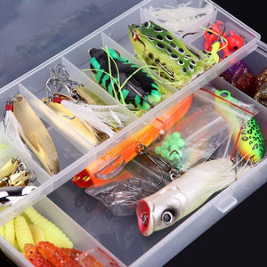 105Pcs Fishing Lure Set - OutdoorsAdventurer