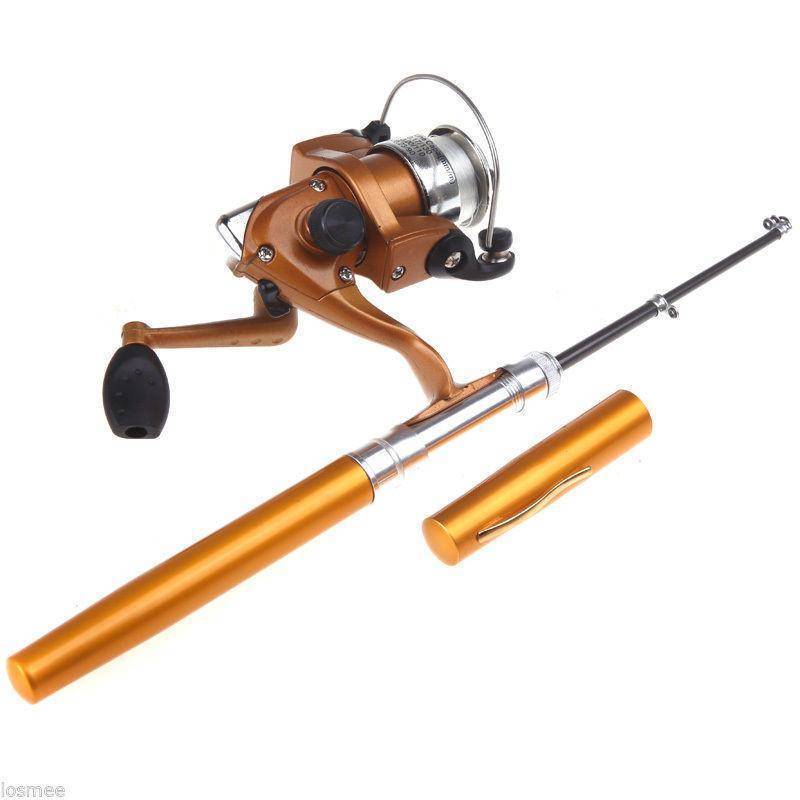 Mini Aluminum Pocket Pen Fishing Rod Pole - OutdoorsAdventurer