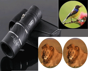 Monocular with 16x52 Optics Zoom Lens - OutdoorsAdventurer