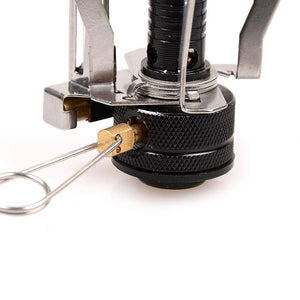 Portable Gas Burner With Mini Steel Stove & Case - OutdoorsAdventurer