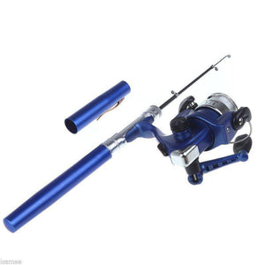 Mini Aluminum Pocket Pen Fishing Rod Pole - OutdoorsAdventurer