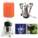 Portable Gas Burner With Mini Steel Stove & Case - OutdoorsAdventurer