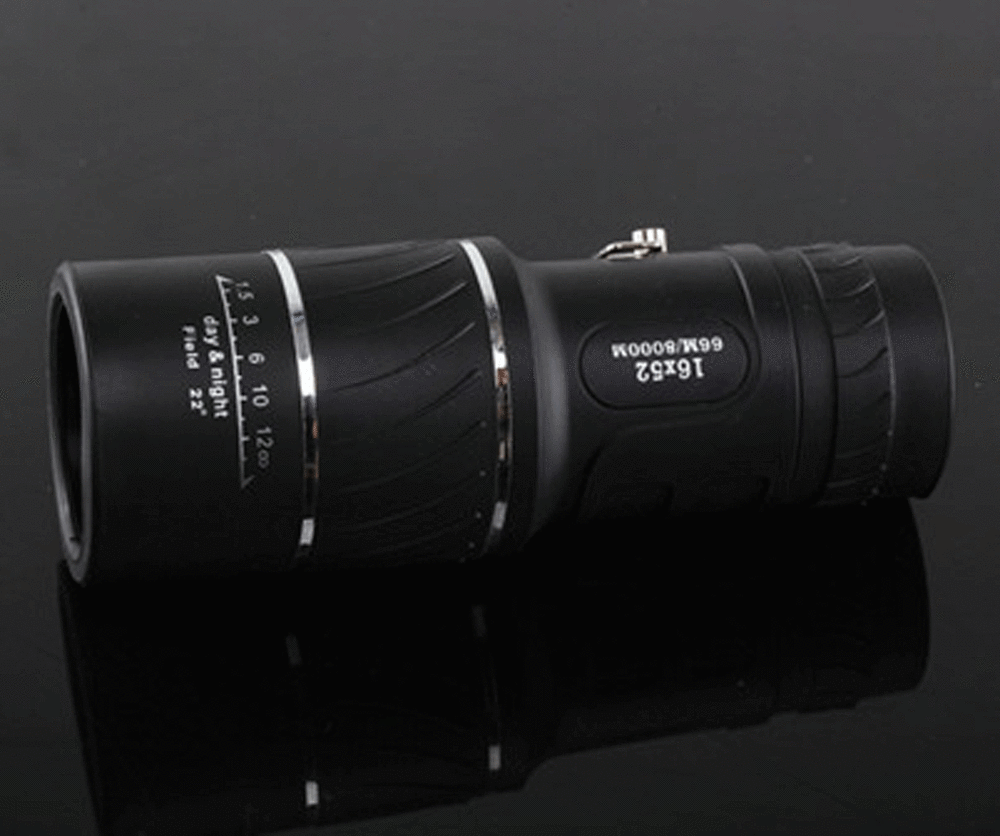 Monocular with 16x52 Optics Zoom Lens - OutdoorsAdventurer