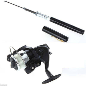 Mini Aluminum Pocket Pen Fishing Rod Pole - OutdoorsAdventurer