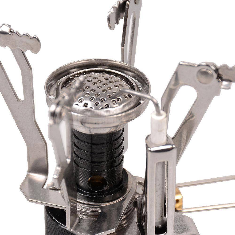 Portable Gas Burner With Mini Steel Stove & Case - OutdoorsAdventurer