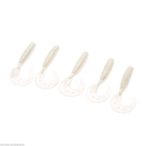 35 Soft Worm Fishing Baits & 10 Jig head hook set - OutdoorsAdventurer