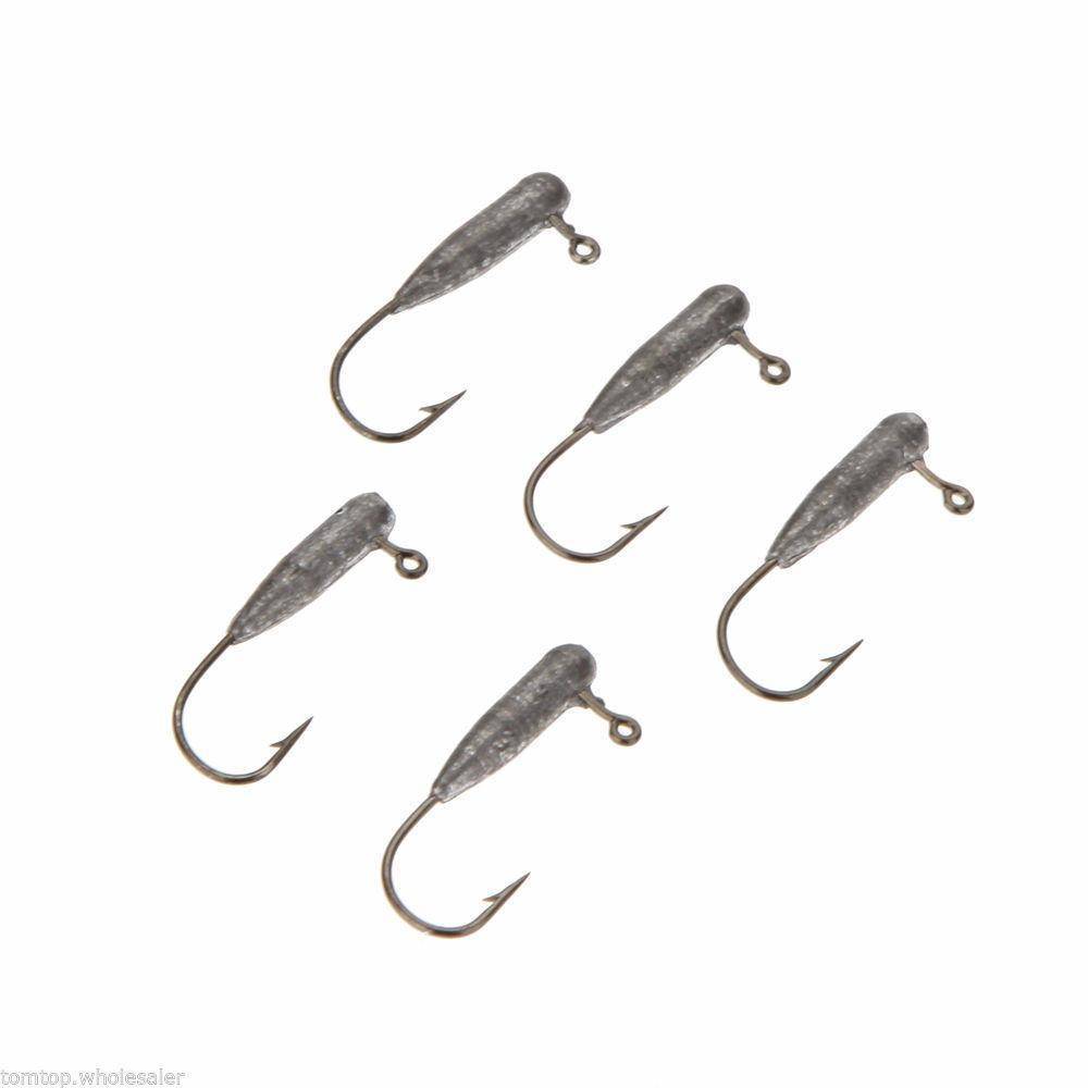 35 Soft Worm Fishing Baits & 10 Jig head hook set - OutdoorsAdventurer