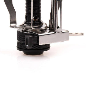 Portable Gas Burner With Mini Steel Stove & Case - OutdoorsAdventurer