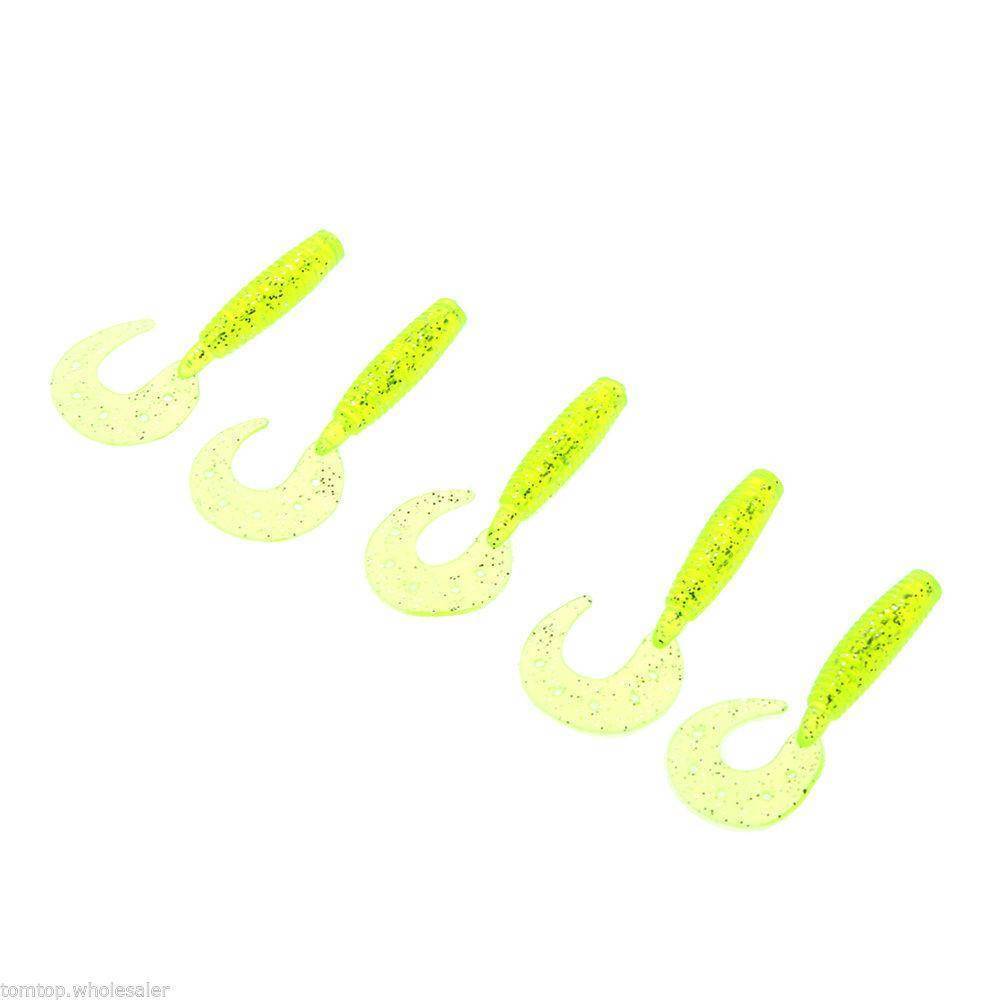 35 Soft Worm Fishing Baits & 10 Jig head hook set - OutdoorsAdventurer
